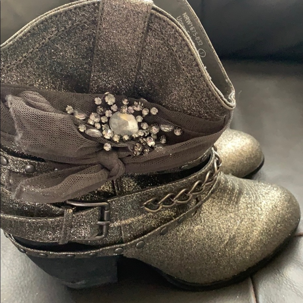 Glitter booties